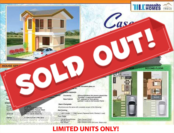 Masaito Homes Trece Caseres Model – Pag-ibig Rent to Own Houses for Sale in Trece Martires Cavite