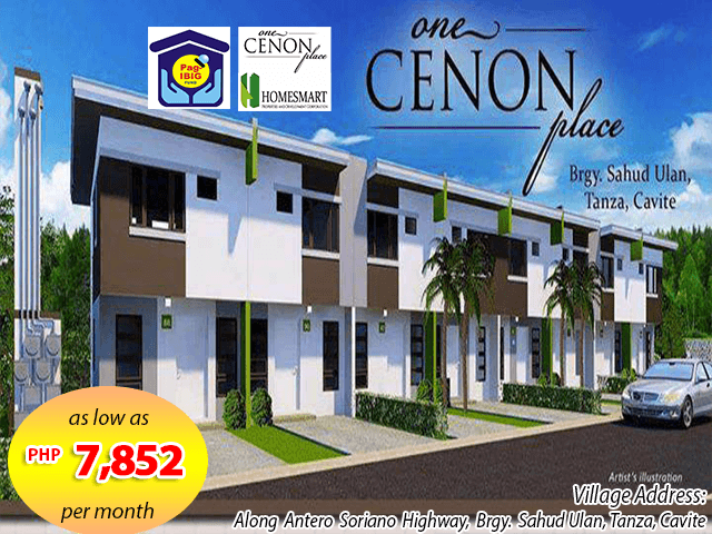 One Cenon Place – Pag-ibig Rent to Own Houses for Sale in Tanza Cavite