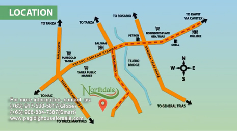 Timalan Naic Cavite Map Northdale Villas Selena House Model - Pag-Ibig Rent To Own Houses For Sale  In Naic Cavite